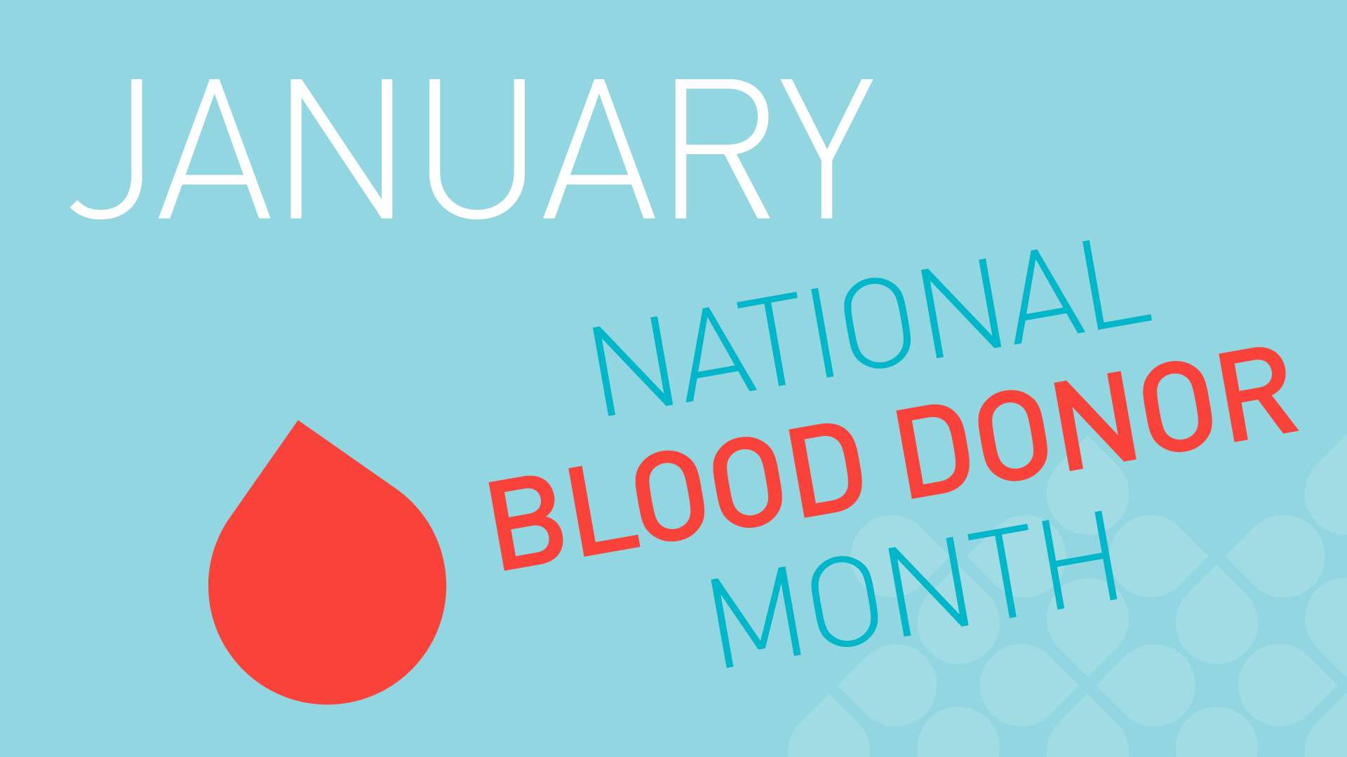 Happy National Blood Donor Month!