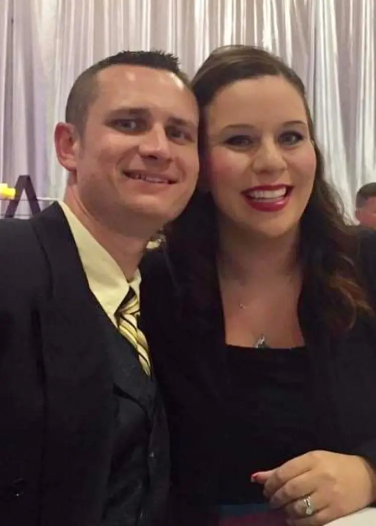 This is a picture of Drea Hamilton and her husband, Mickey