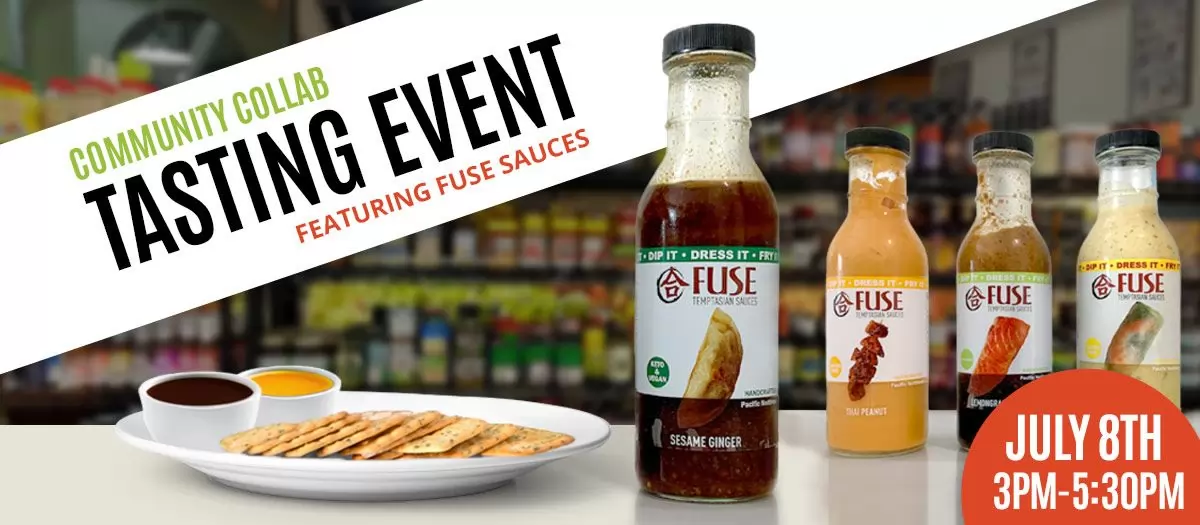 Sample Fuse TemptAsian Sauces at our Tasting Event