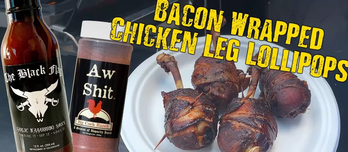 Crowd-Pleasing Tailgate Recipe: Bacon-Wrapped Chicken Lollipops