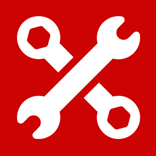 Icon of two crossed wrenches