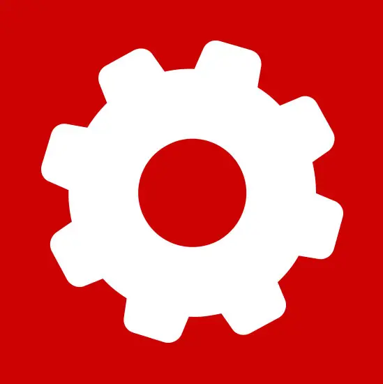 Icon of a gear