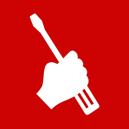 Icon of a hand holding a wrench