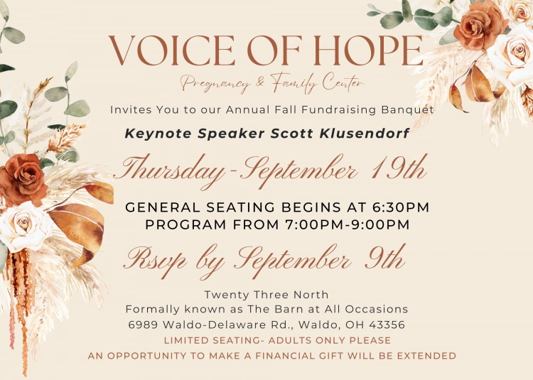 Voice of Hope Banquet of Hope
September 16, 2021
6:30 pm