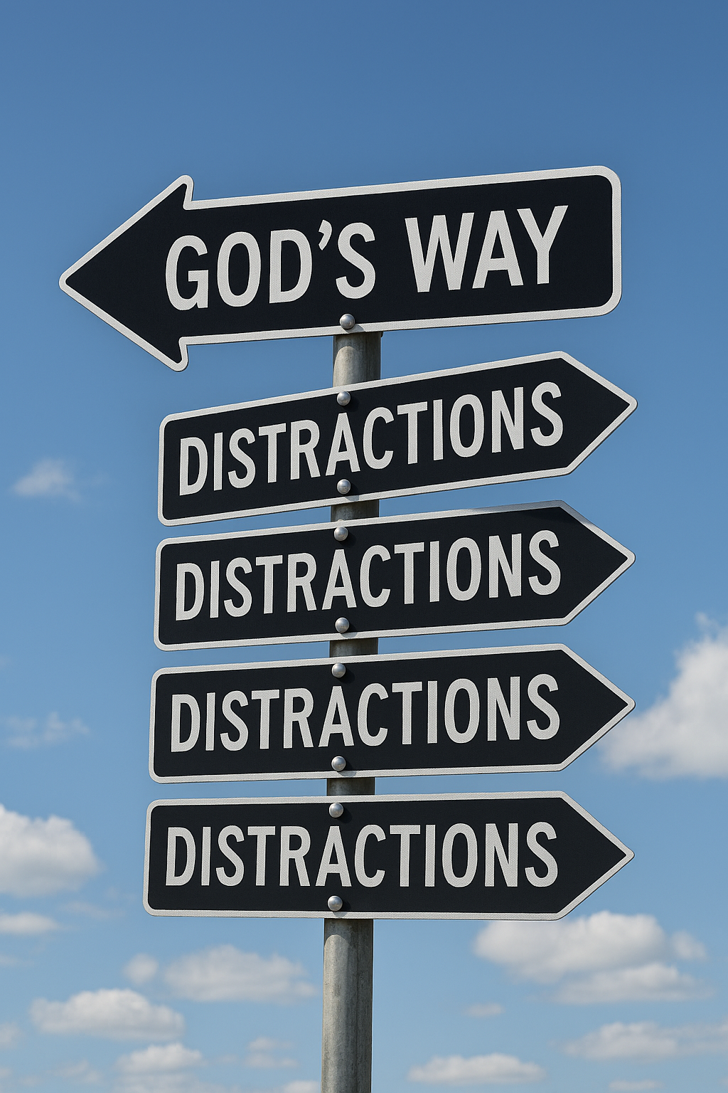 This is the second part of Pastor Johanna's message on staying the course God has planned for you. When God has given you directions, distractions will present themselves as options to the plan. Just say NO