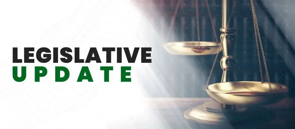 Legislative Update Report #1