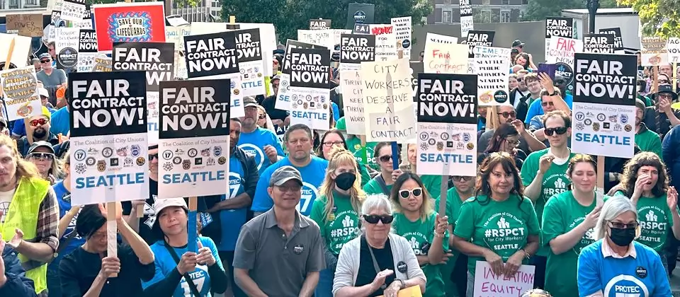 Council 2 Members Demand Fair Contract From the City of Seattle