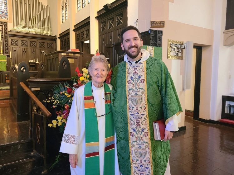 The Rev. Connie Jones and the Rev. Charles Lane Cowen