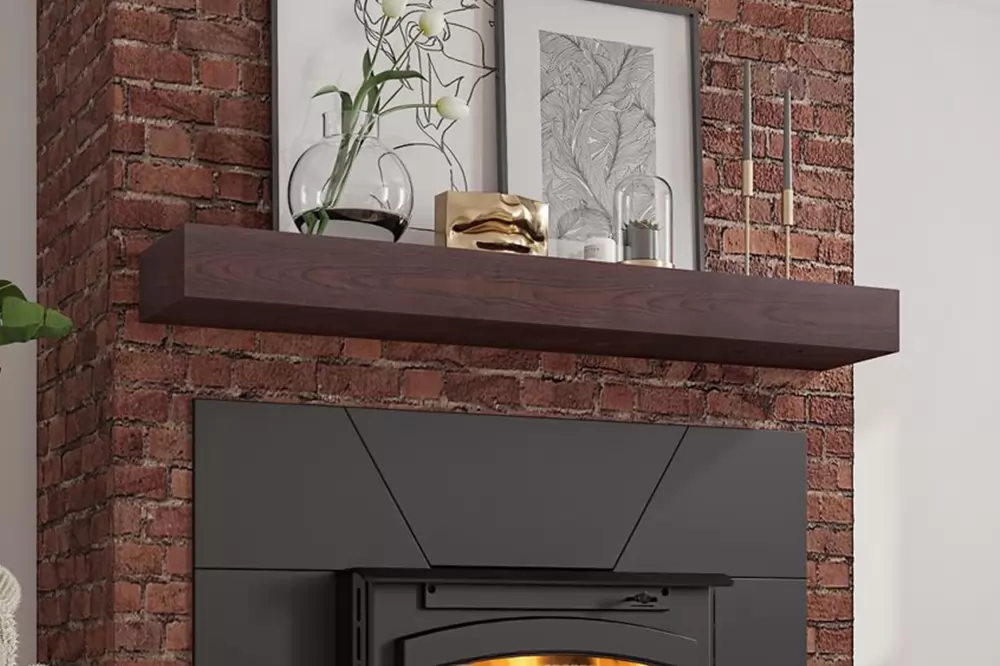 Ambiance - Ambiance Lexington Mantel 57 Classic Cedar - Home Fire Stove u0026  Grill City